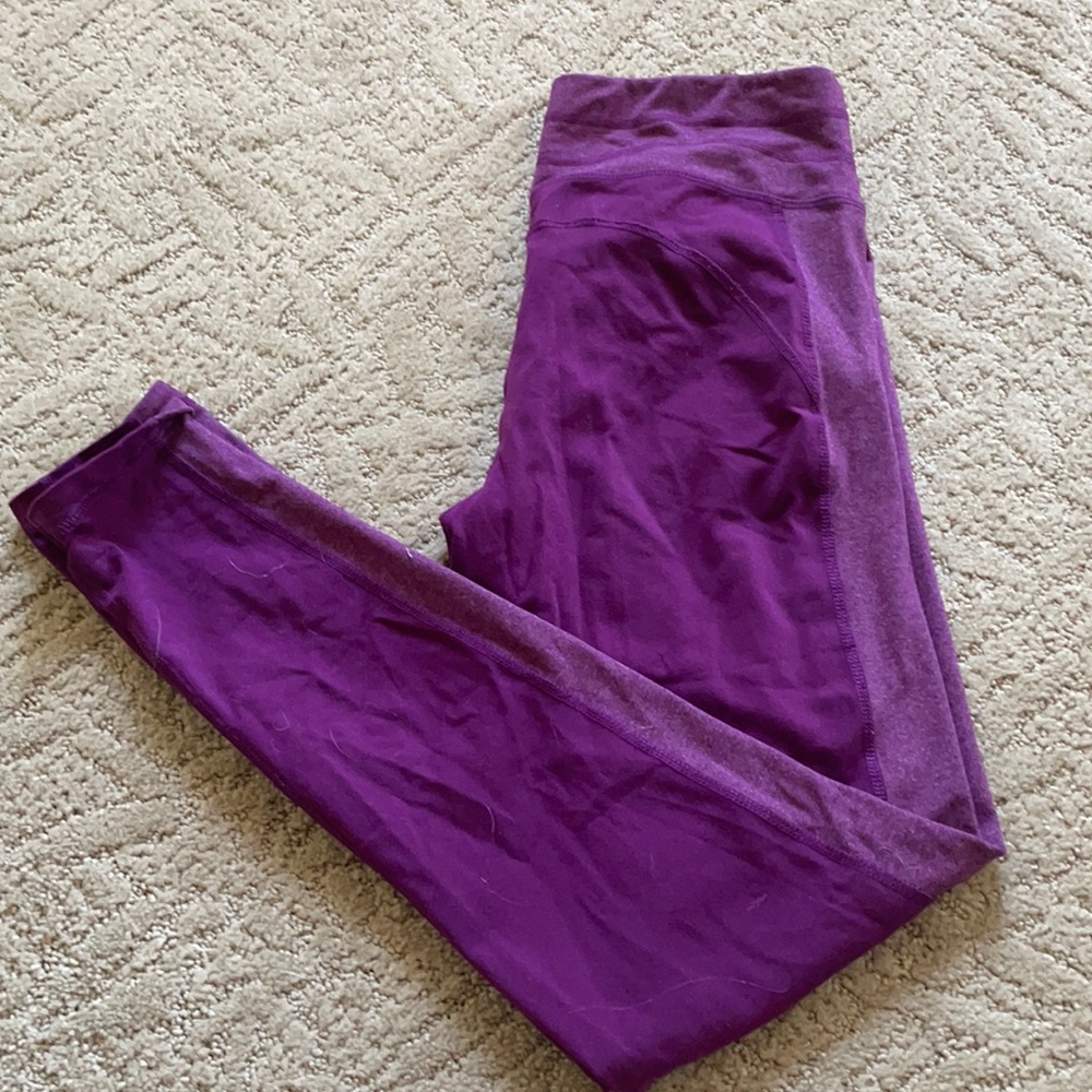 Purple leggings